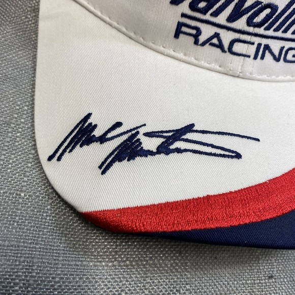 VTG Valvoline Racing Logo Embroidered Trucker Hat NASCAR Strapback Cap Global - Picture 2 of 9